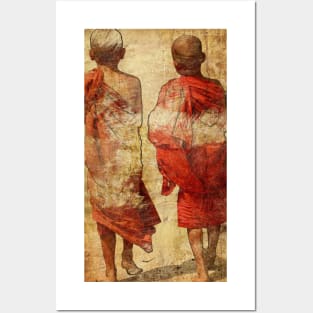 Children Monks Posters and Art